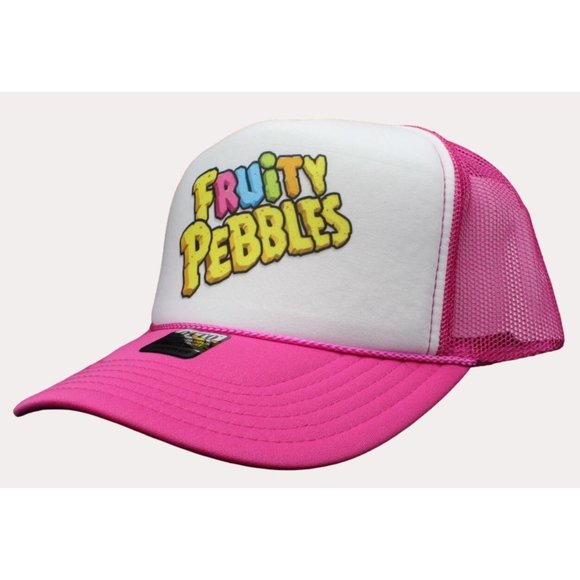 Fruity Pebbles Hat |  Fruity Pebbles Trucker Hat Vintage Style - Picture 3 of 4